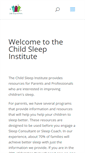 Mobile Screenshot of childsleepinstitute.com